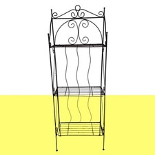 Scaffale in ferro battuto con