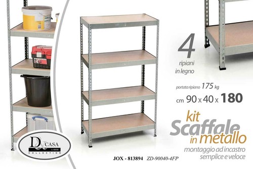 Mobile kit scaffale metallo - kit, in