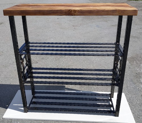 Scarpiera alta metallo - , legno